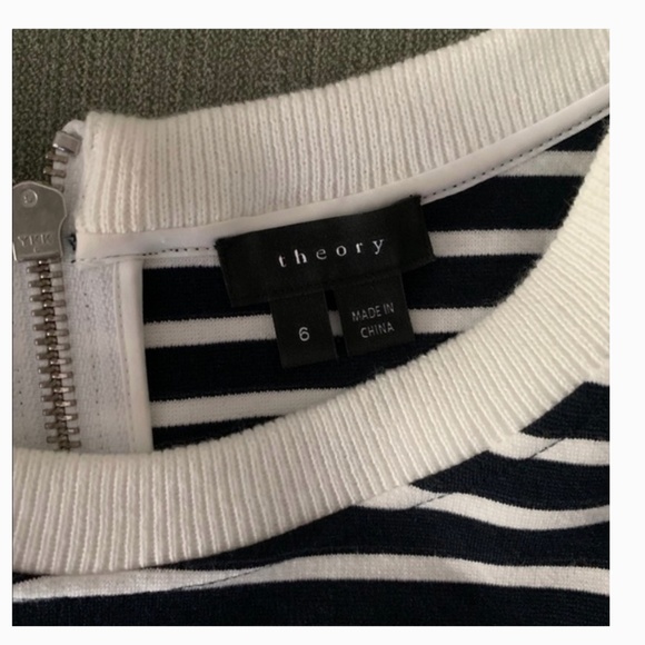 Theory Striped Dress - Picture 4 of 4